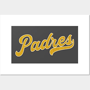 Padres Embroided Posters and Art